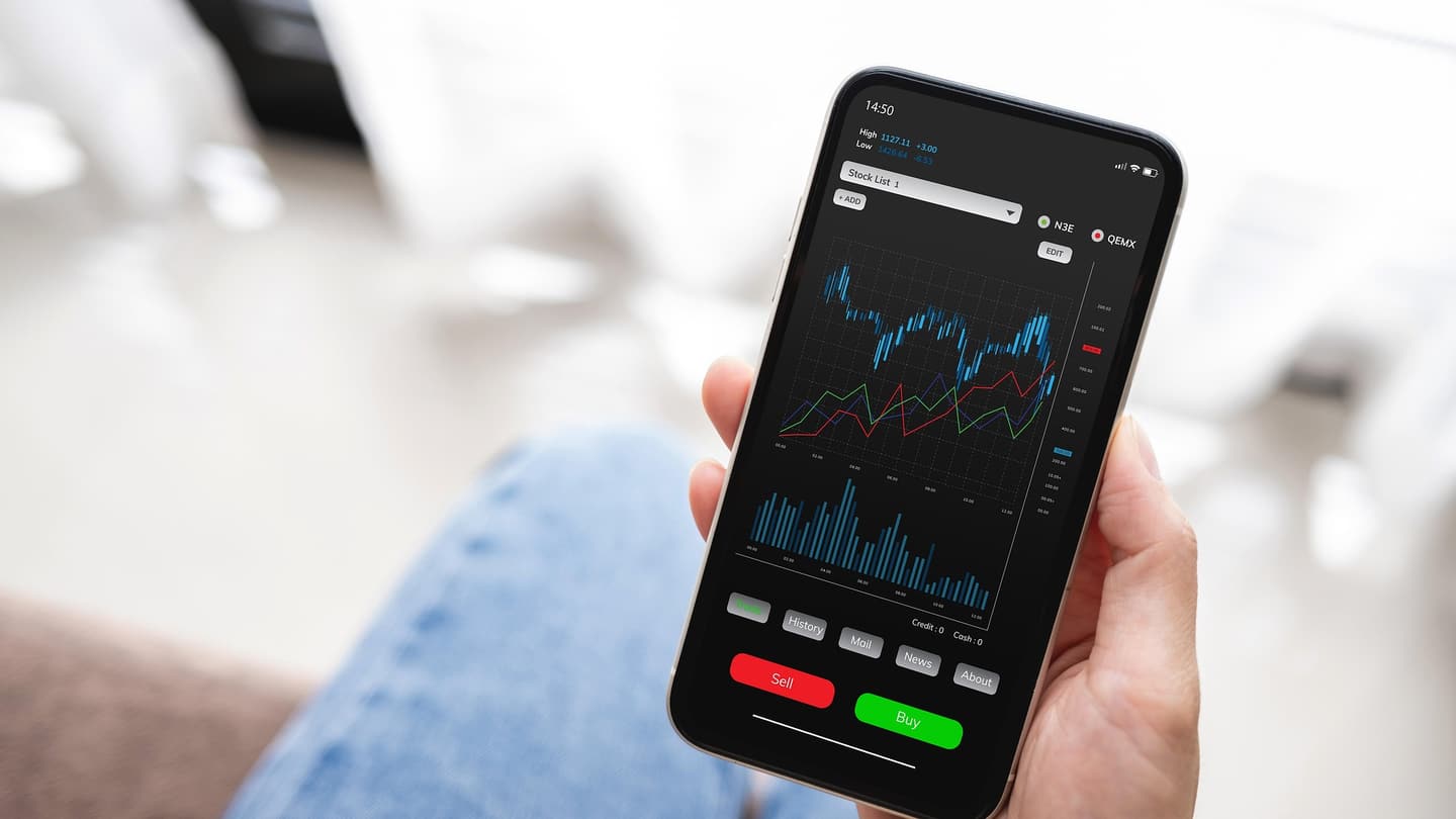 Exchange fee schedule and order book on screen